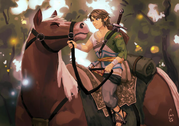 Link and Epona